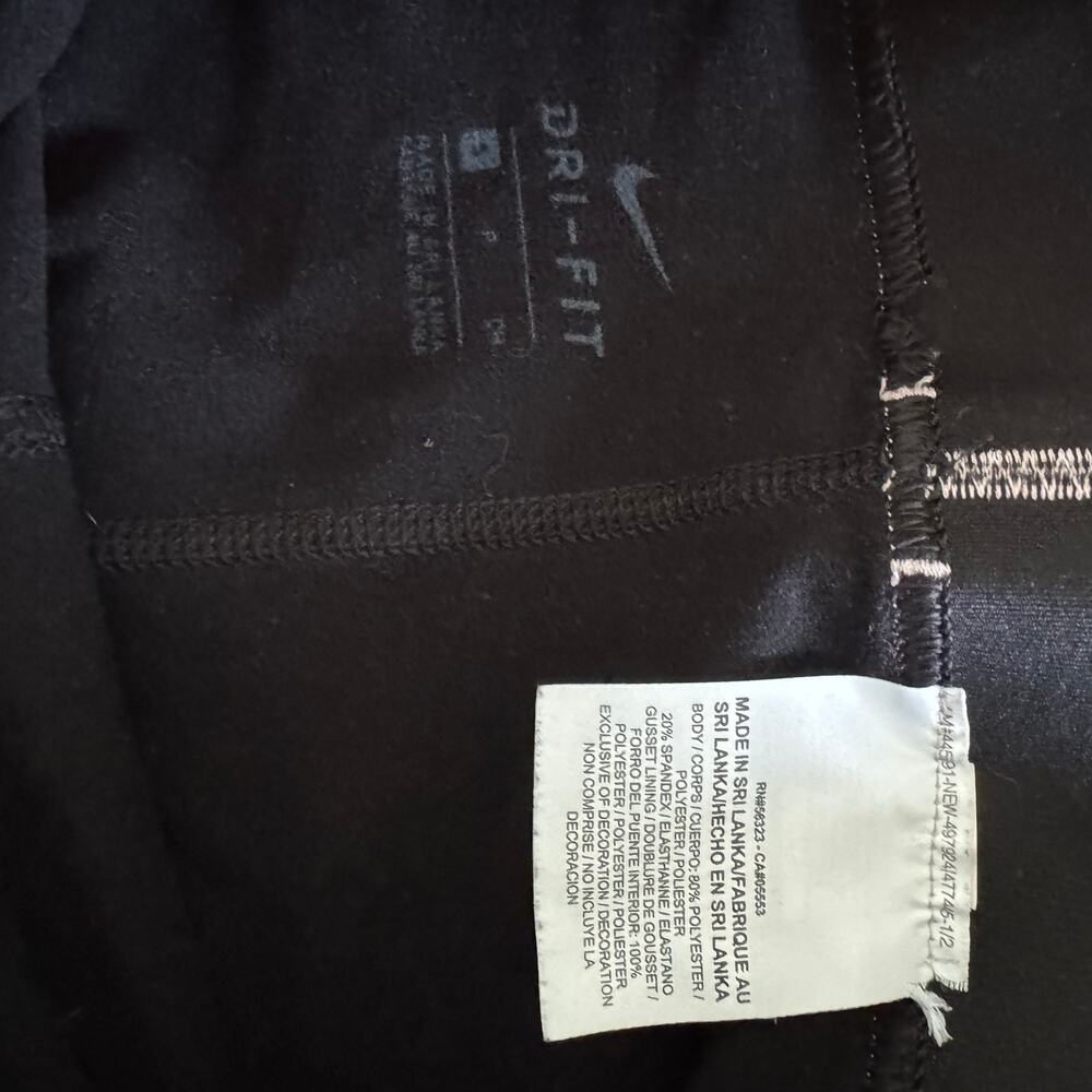 Nike Pro Small Black Dri-FIT Compression Leggings Perforated Detail - Picture 5 of 6